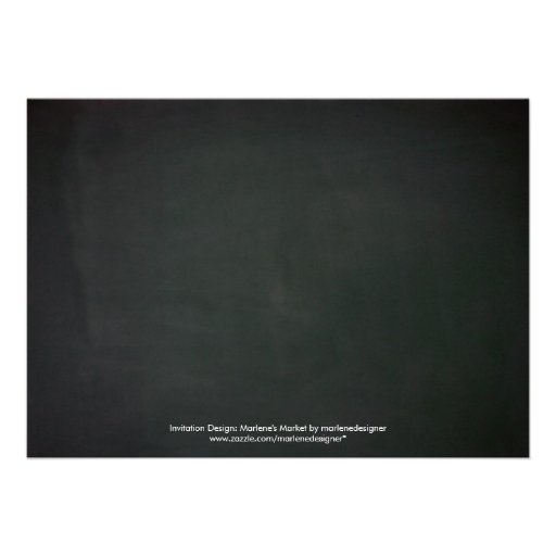 Vintage Chalkboard Mother's Day Invitation