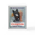 Vintage Champion Spark Plugs Ad cards by vintagegiftmall Vintage Champion Spark Plugs Ad cards