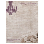 Vintage Chandelier Letterhead