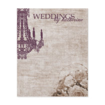 Vintage Chandelier Note Cards Flyer