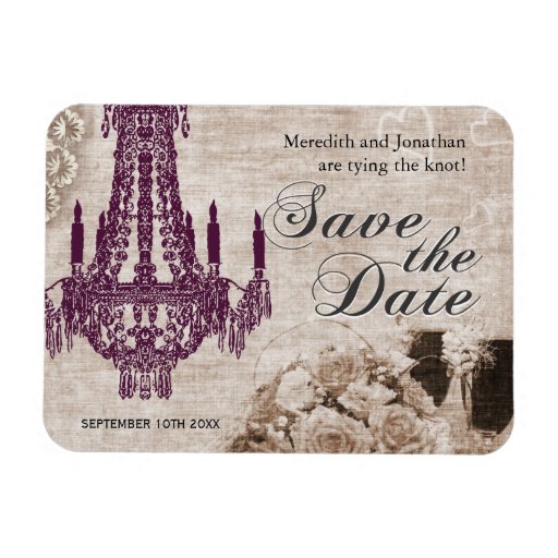Vintage Save The Date Magnets 52
