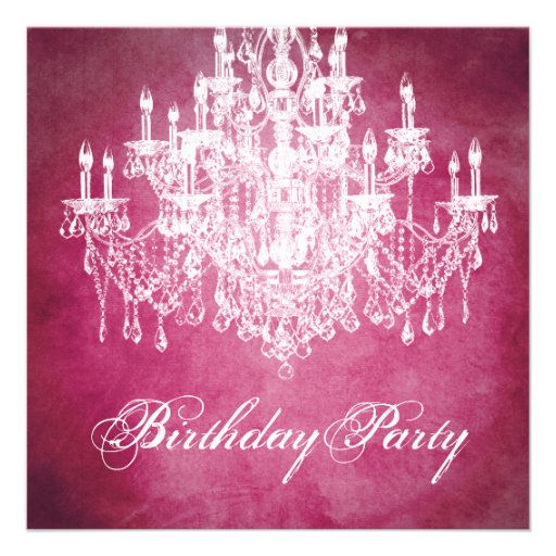 vintage chandelier womans 40th birthday 5 25 quot square invitation card zazzle vintage chandelier womans 40th birthday 5 25 quot square invitation card zazzle