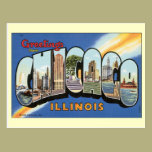 Vintage Change of Address, Chicago, Illinois postcards