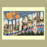 Vintage Change of Address, Greetings California postcards