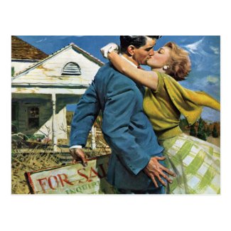 Vintage Change of Address, Love and romance Postcards