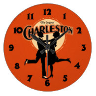 Vintage Charleston Sheet Music Art Wall 

Clocks