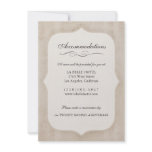 Vintage Charm Cream Monogram Wedding Enclosure Personalized Invitations