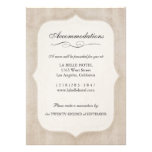Vintage Charm Cream Monogram Wedding Enclosure Personalized Invitation