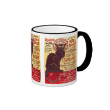 Vintage Chat Noir, Vente Hôtel Drouot Steinlen Coffee Mug