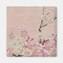 Vintage Cherry Blossom-Japanese Fridge Magnets