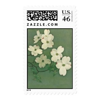 Vintage Cherry Blossom Postage stamp