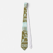 Vintage Cherub Save the Date Design Neckties