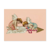 Vintage Cherubs Arrow postcards