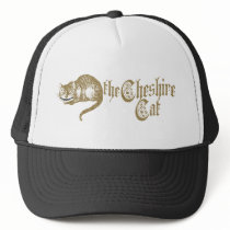 Vintage Cheshire Cat Illustration Mesh Hat