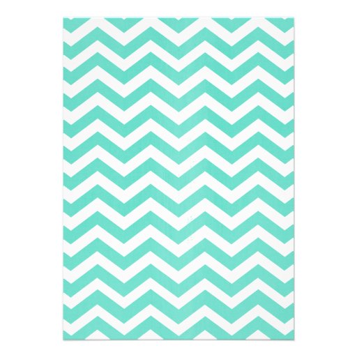 Vintage Chevron Bridal Shower Invitations