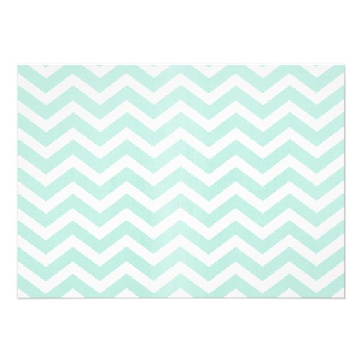 Vintage Chevron Zigzag Wedding Invitations