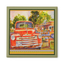Vintage Chevy Fridge Magnets