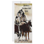 Vintage Cheyenne Warriors 2012 Calendar Bookmark Personalized Rack Card