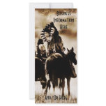 Vintage Cheyenne Warriors 2012 Calendar Bookmark Customized Rack Card