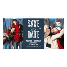 Vintage Chic Save The Date Photo Cards