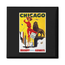 Vintage Chicago Advertisement magnets