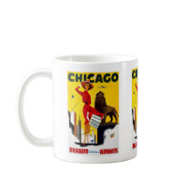 Vintage Chicago Advertisement Mugs