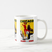 Vintage Chicago Advertisement Mugs