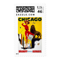 Vintage Chicago Advertisement Postage