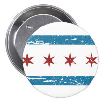 Vintage CHICAGO Flag Pin