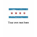Vintage CHICAGO Flag t-shirts by flagshirts Vintage CHICAGO Flag t-shirts