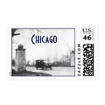 Vintage Chicago postage by Rebecca_Reeder Vintage Chicago postage