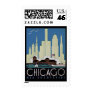 Vintage Chicago Postage
