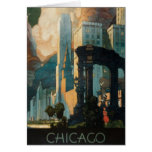 Vintage Chicago, USA - Card