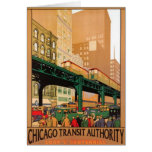 Vintage Chicago, USA - Greeting Card