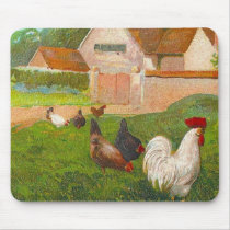 Vintage Chickens And Home mousepads by angelandspot Vintage Chickens And Home mousepads