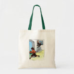 Vintage child escape a owl tote bag