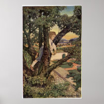 Vintage Child, Foreign Land, Jessie Willcox Smith Poster