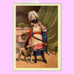 Vintage Child in Costume with Pug cards