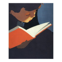 Vintage Child Reading posters