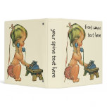 Vintage Child Talking on the Phone Binder