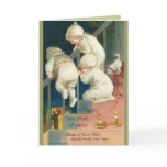 Vintage Children Christmas Card