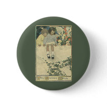 Vintage Children, Garden Wall Jessie Willcox Smith Buttons