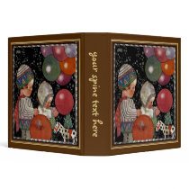Vintage Children Having a Birthday Party Binder