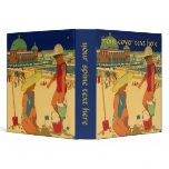 Vintage Children on Vacation at the Beach 3 Ring Binders