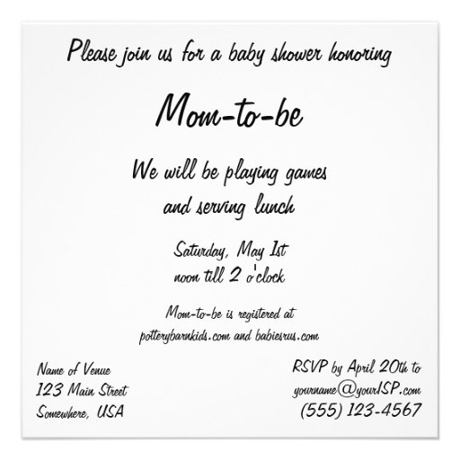 Vintage Children Playing Bubble Bath, Baby Shower Personalized Invitation