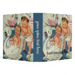 Vintage Children Playing in a Swan Bathtub binders