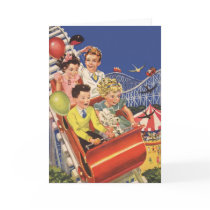 Vintage Children Roller Coaster Birthday Party