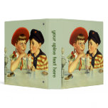 Vintage Children Sharing a Shake binders