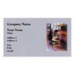 Vintage Child's Barber Chair Business Card Templates