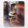 Vintage Child's Barber Chair Mouse Pad